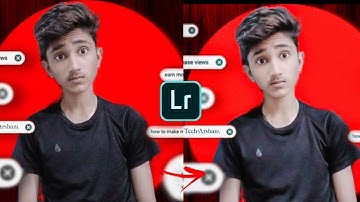 How I Color Grade my Yt Thumbnail with Lightroom.