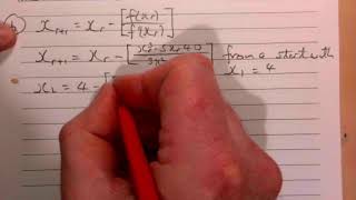 CGS - A2Pure - Notes - Cpt 7 - d - The Newton Raphson Method eg 1
