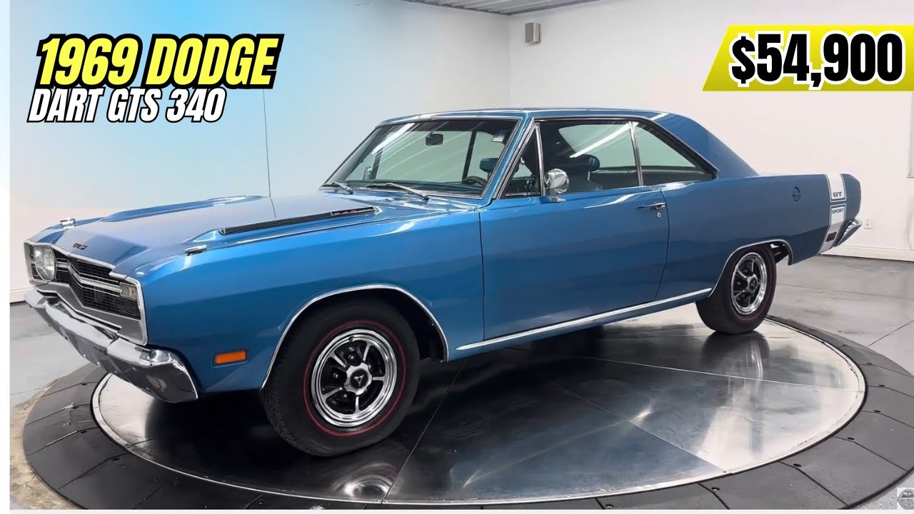 Dodge Dart GTS 340 1969 года | Номера соответствуют классическому маслкару. Продаётся за 54 900 д...