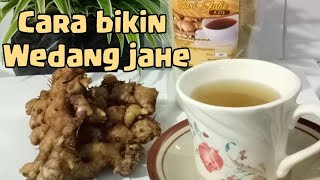 Membuat wedang jahe