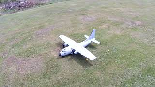 E-Flite EC-1500 v2 landings and a little crash