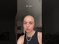 bald girl before vs after. #bald #baldgirl #headshave #cancerpatient #gundu #mallu #armpit
