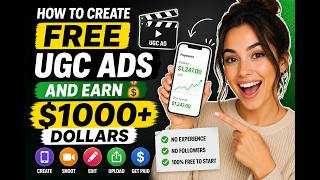Make $1000+ With FREE AI UGC Ads | No Experience Needed