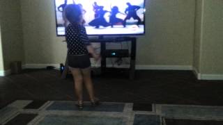 Ava watches the Cosby show opening over and over