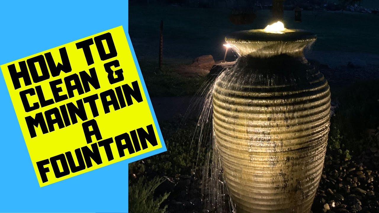 How To Clean And Maintain A Fountain | Caring For An Aquascape Urn Fountain