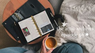 the attic archives | ep. 56 ✸ new planner covers, packing shop orders, tv/music/reading catch up