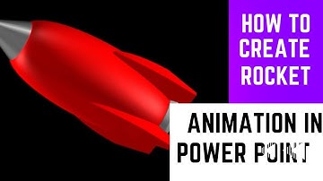 Rocket Launching Animation | PowerPoint Animation | PowerPoint Tutorial||Animated Rocket PowerPoint