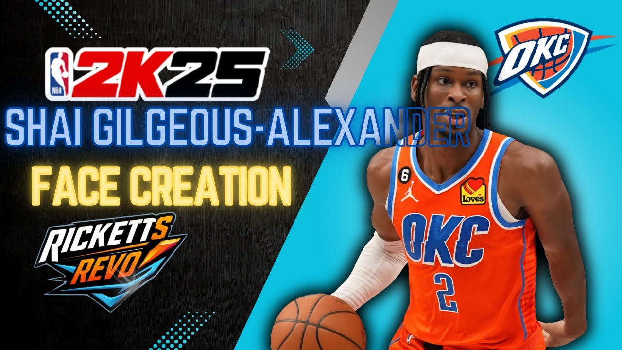 Best SGA Face Creation NBA 2K25 - YouTube