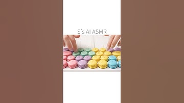 【ASMR】part3♡typing on a macaron-shaped keyboard #aiasmr#shorts #macaroons #asmr