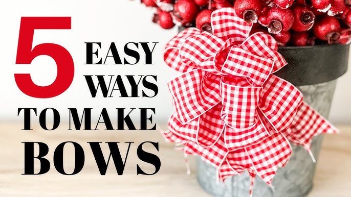 How to make the Ultimate BOW for your Christmas Gift or Present