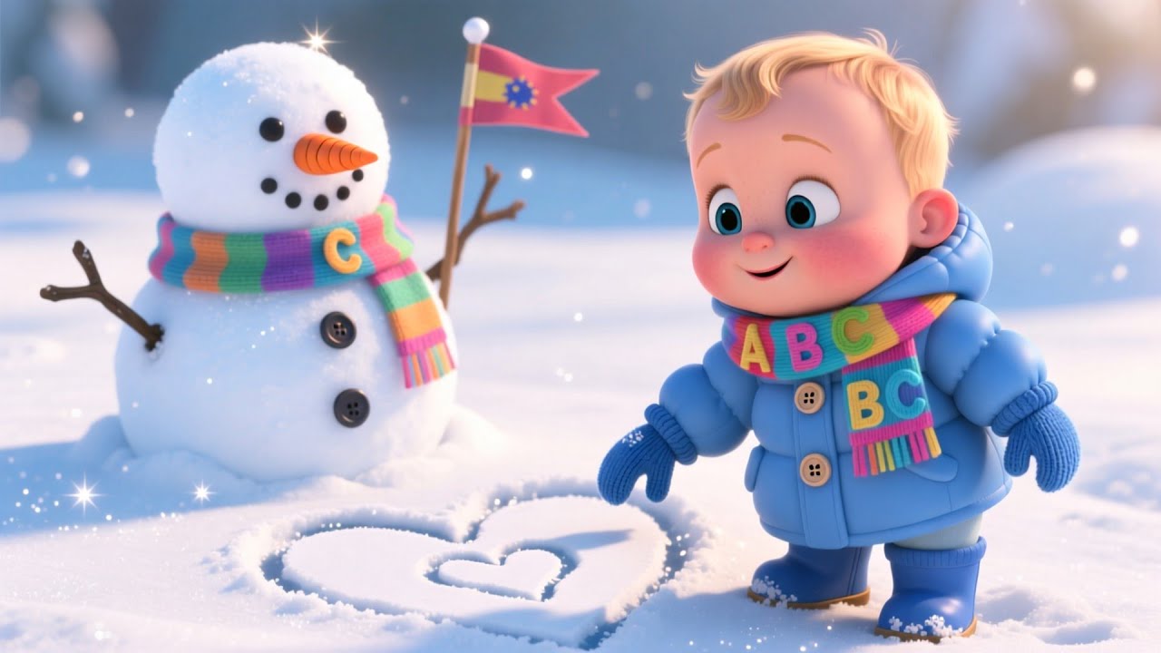 Winter Snowman With Baby | Fun Nursery Rhyme Song for Kids