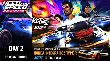 Day 2 (Proving Ground) - Honda Integra DC2 Type R | Need For Speed: No Limits