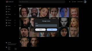 Face's management UI Improvement