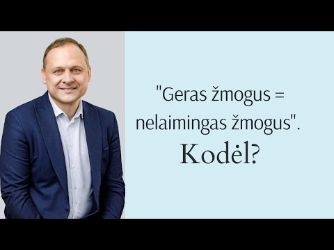 Video: Nelaimingas žmogus