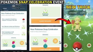 Pokemon Go Complete Pokemon Snap Celebration Event Guide | How to Get Shiny Smeargle in Pokemon go screenshot 5