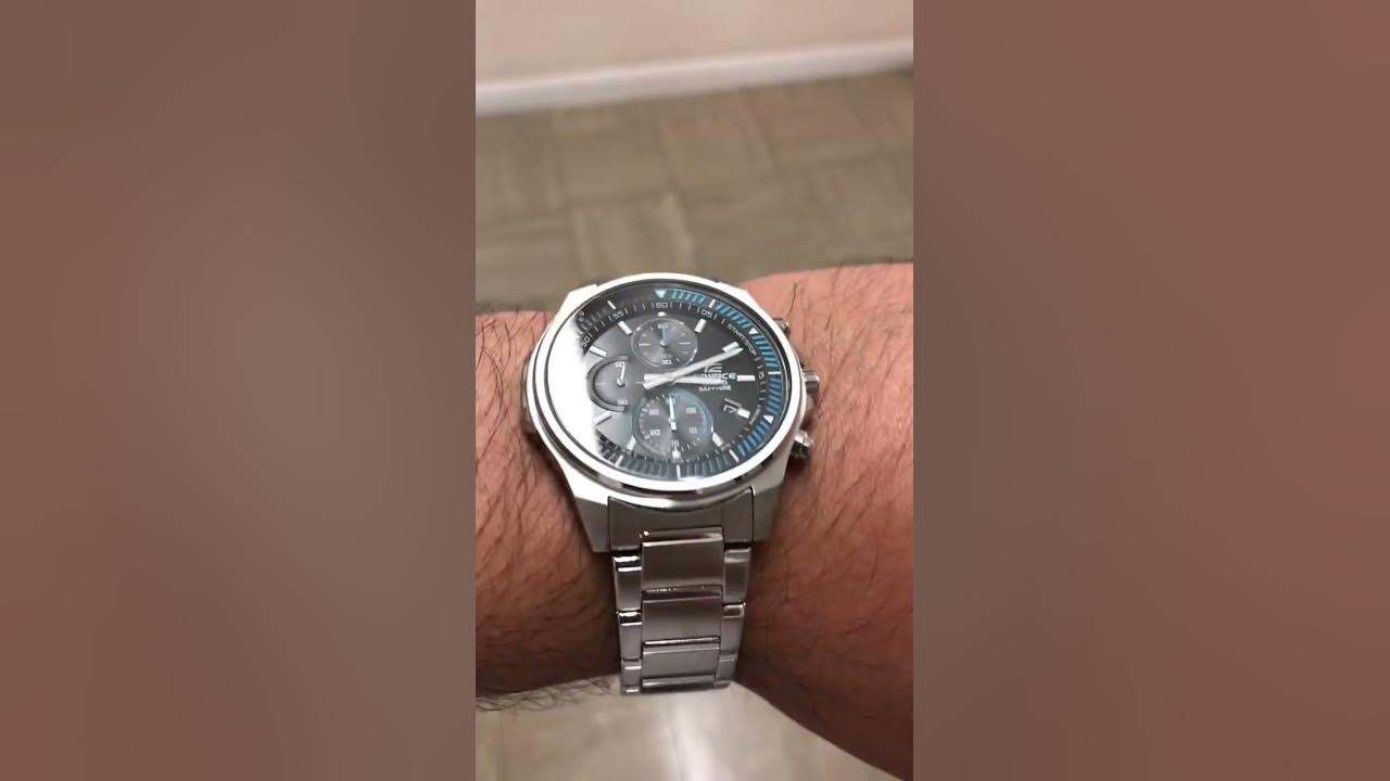 Casio Edifice Chrono Men's Stainless Steel Bracelet Watch | EFR-S572D-1AVUEF  - YouTube