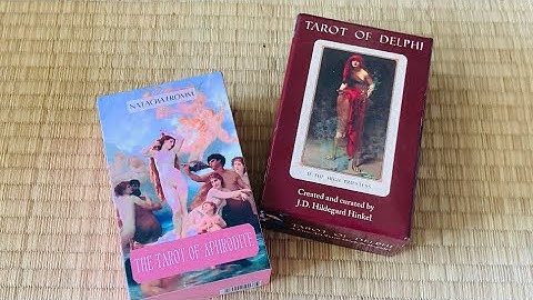 ⚡️energy pairing⚡️tarot of Delphi & tarot of Aphrodite review+comparison :) dedicated to @rachel2880