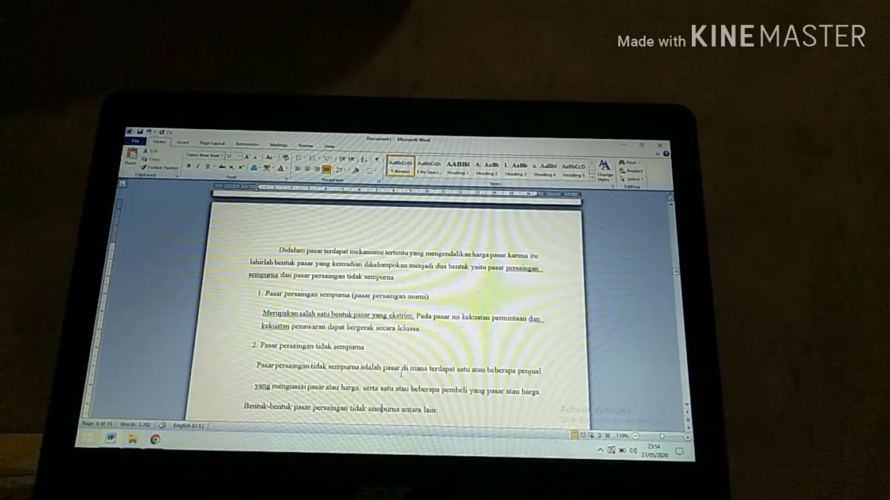 Tutorial membuat makalah sederhana di ms. Word 