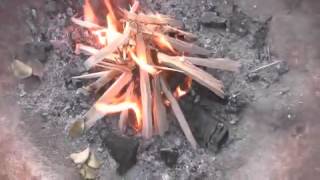 How to safely start a campfire for boy scouts