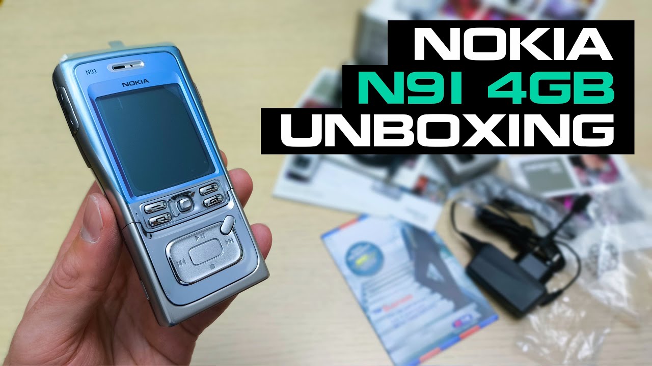 Nokia N91 4GB Unboxing 4K (RM-43) - Review - Full Pack with all accessories
