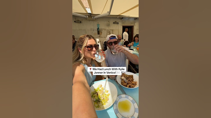 We had lunch with KYLIE JENNER in Venice! 🤯 #couples #shorts