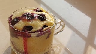 1 min Blueberry mugcake recipe/blueberry mugcake/mugcake recipes/1 min cake/blueberry cake recipe