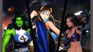 Requested ULTIMATE MARVEL VS. CAPCOM 3 Chun-li/She-Hulk/X-23 Arcade Gameplay
