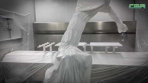 Verniciatura automatica legno con CMA Robotics