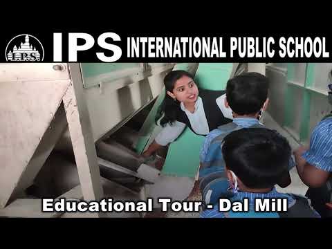 IPS School Sagar Students Visited a Dal Mill