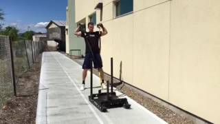Basketball Strength and Conditioning Combo Using a TRX: TRX + Sled Work