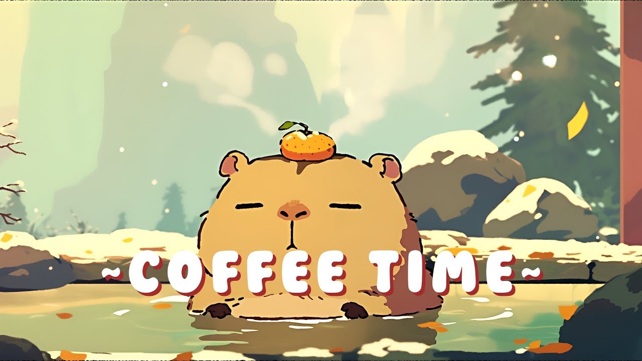 [Full Hour] Capybara Music Channel - Chill Jazz Beats to Relax/Study ~ Warm Feelings ~ 🦫 🎵 🌙 | St...