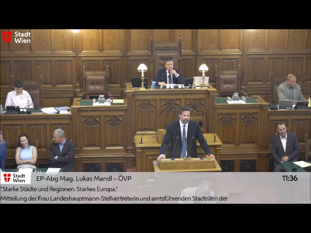 Lukas Mandl für Integration und starke europäische Regionen (Wiener Landtag, 26.06.2026)