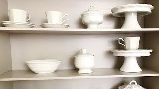 Dishes Display for Small Spaces Collaboration || Co-Hosted With Denise Jordan and Creative Lauri
