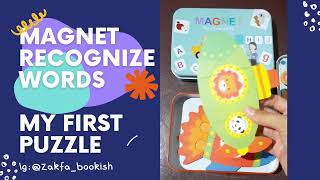 Magnet Recognize Words. My First Puzzle. Puzzle Book screenshot 5