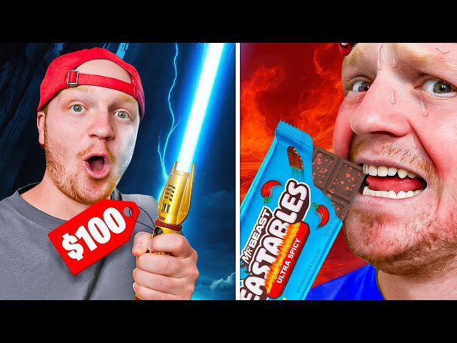 I Tested Every Youtuber Product! class=