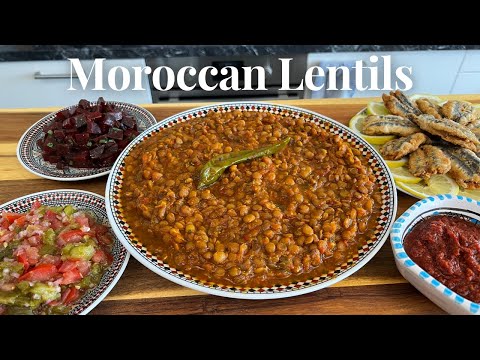 Delicious Moroccan Lentils - Easy, healthy, and vegan (GF).