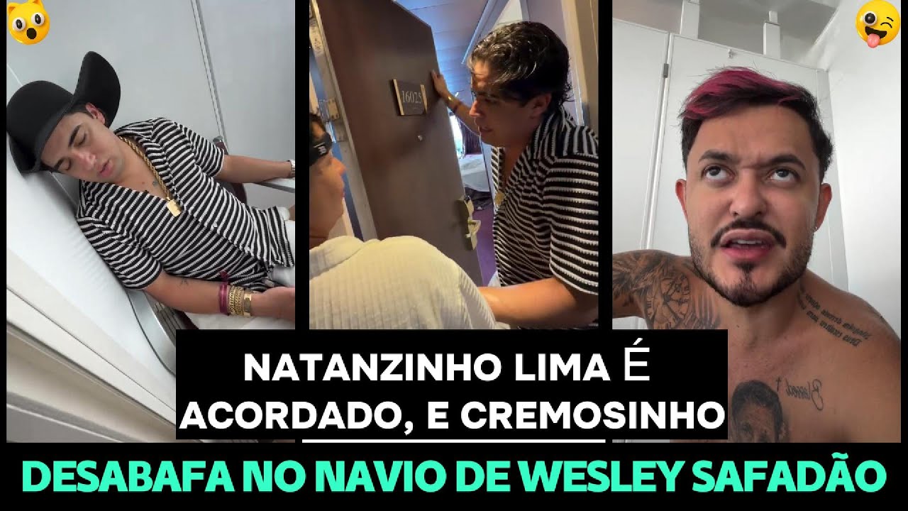 TIRULIPA E MARCELINHO ACORDA NATANZINHO LIMA E CREMOSINHO RECLAMA DA FALTA DE SORTE NO NAVIO