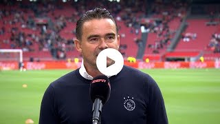 Ajax-fans over vrouw onvriendelijke activiteiten Marc Overmars na Ajax - Vitesse KNVB Beker 2022