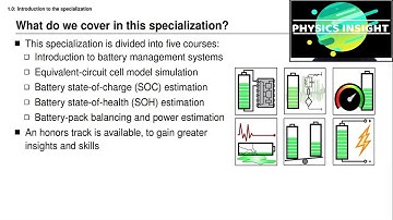 1.0- Introduction to the specialization - Battery Boot Camp