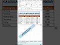Stop Guessing Work Hours! Let Excel Do It 👀 #excel #exceltips #exceltutorial #shorts #viral #short