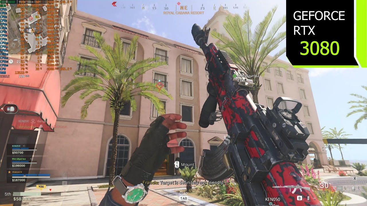 Call of Duty Warzone Pacific | 1440p DLSS 2.3.5 Quality | i7 10700F | RTX 3080