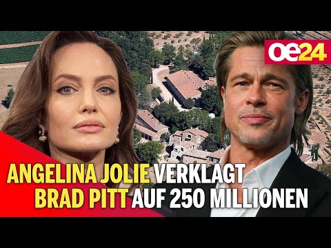 Weinkrieg: Angelina Jolie verklagt Brad Pitt auf 250 Millionen