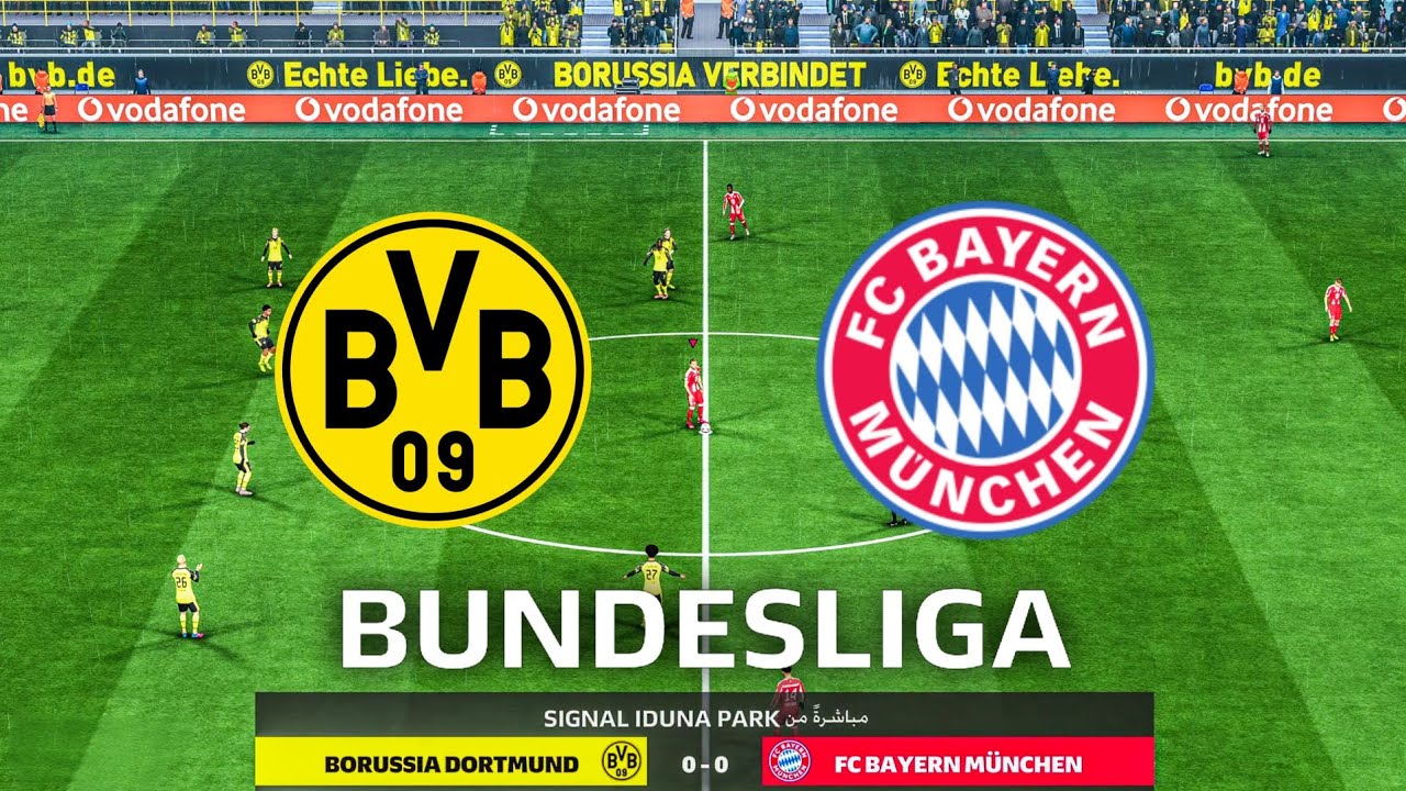 بروسيا دورتموند ضد بايرن ميونخ. كلاسيكو ألمانيا. PS5™ EA SPORTS FC26 [4K60]