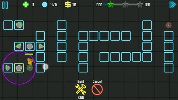 Geometry Defense Android Game Play | Level 2 Passed