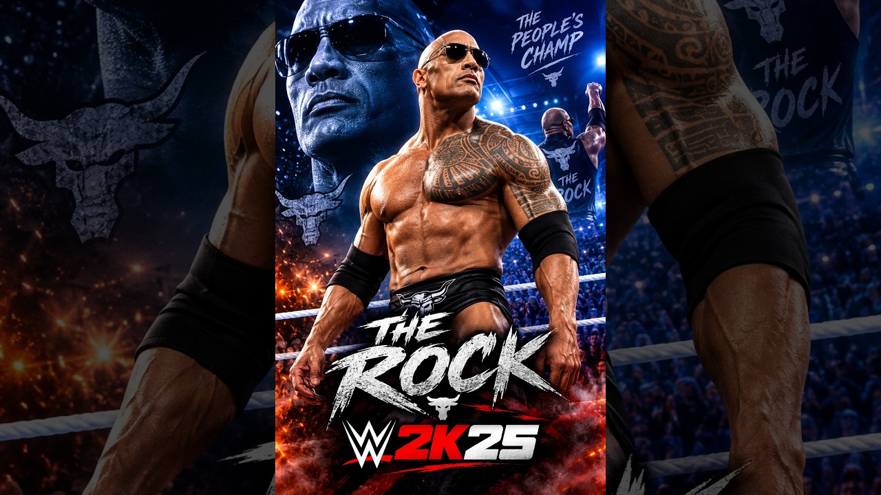 🏆WWE 2K25 Championship Match – Who Wins? 🔥#wwe #wrestling #wwe2k25#shorts#views