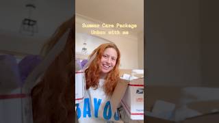 #summer #carepackage #unboxingshorts #unboxwithme #outofstate #farfromhome #fypシ #sahmvlog
