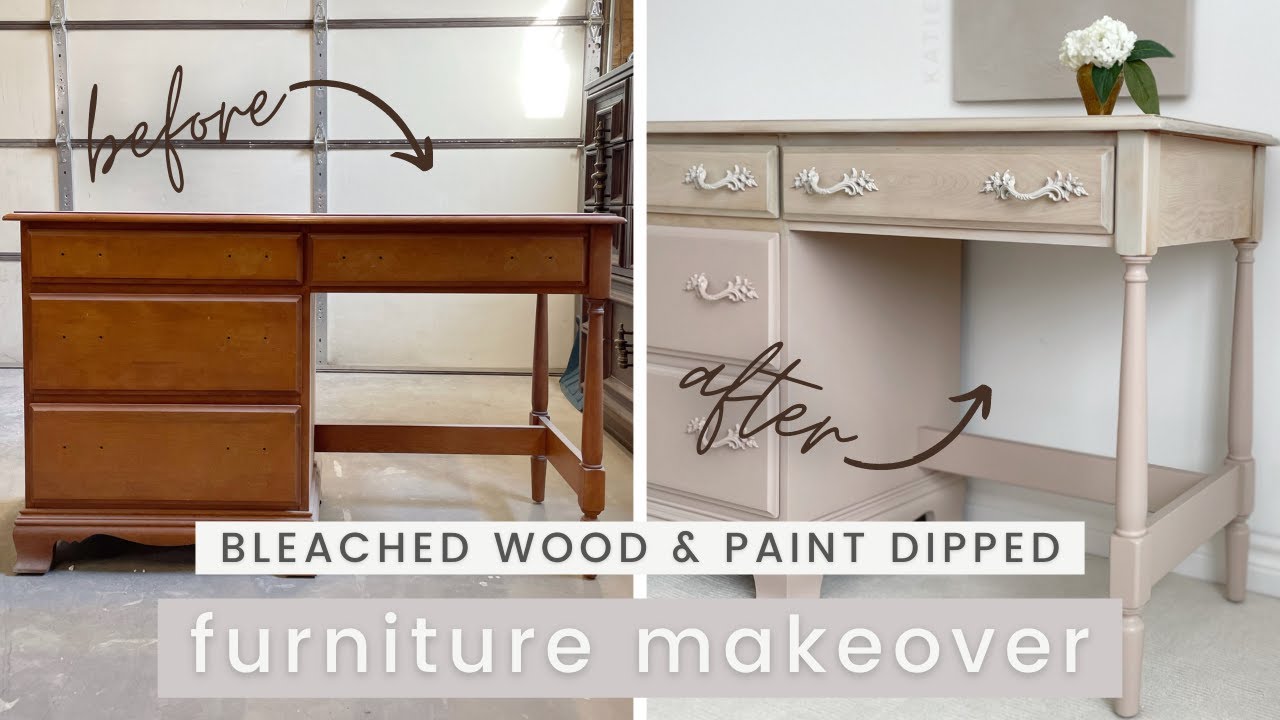 How To Distress Wood With Paint + Coconut Oil