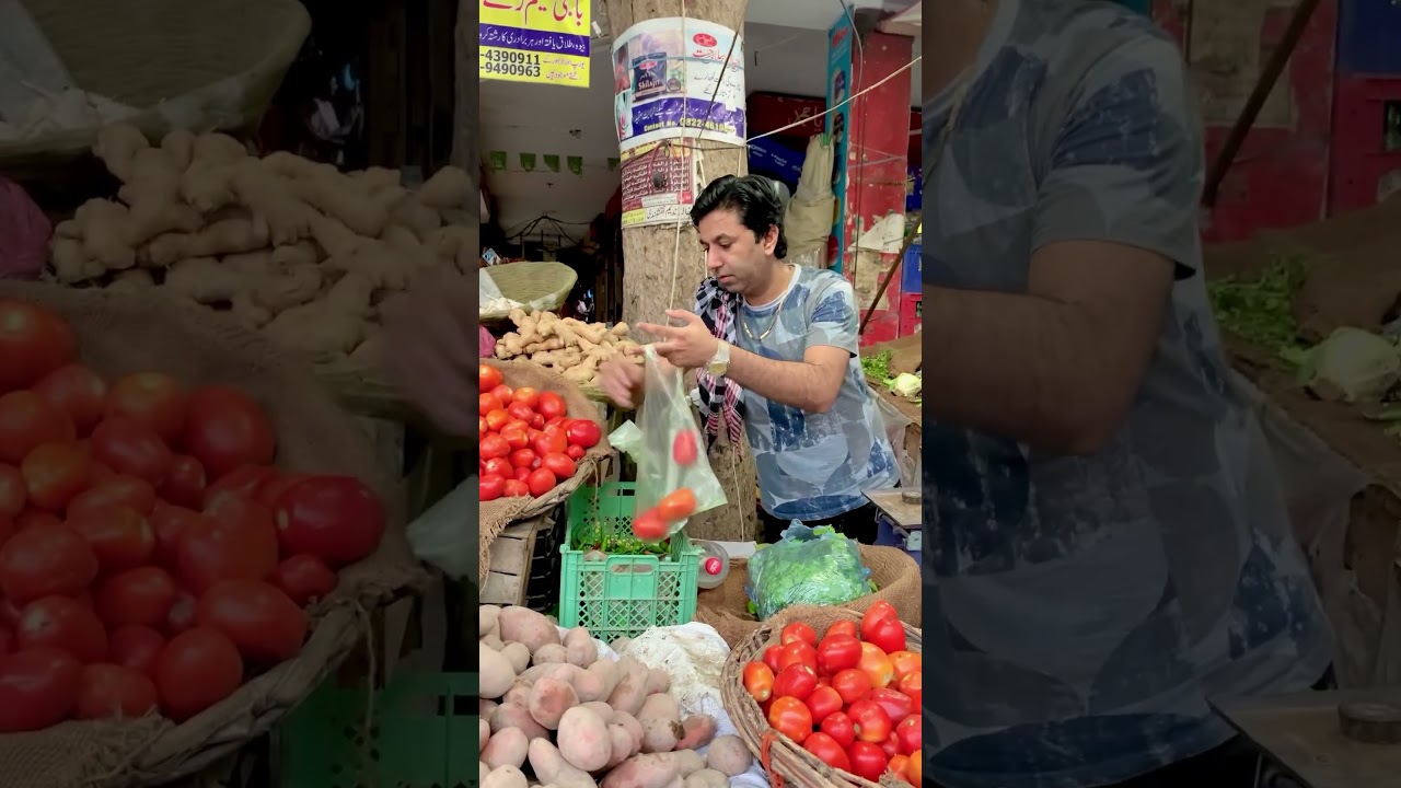 Funny Market Shopping | Good vs  Bad Tomatoes | Sana Butt Official