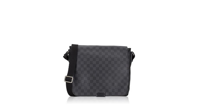 Louis Vuitton Black x Grey Damier Graphite Mick MM Messenger