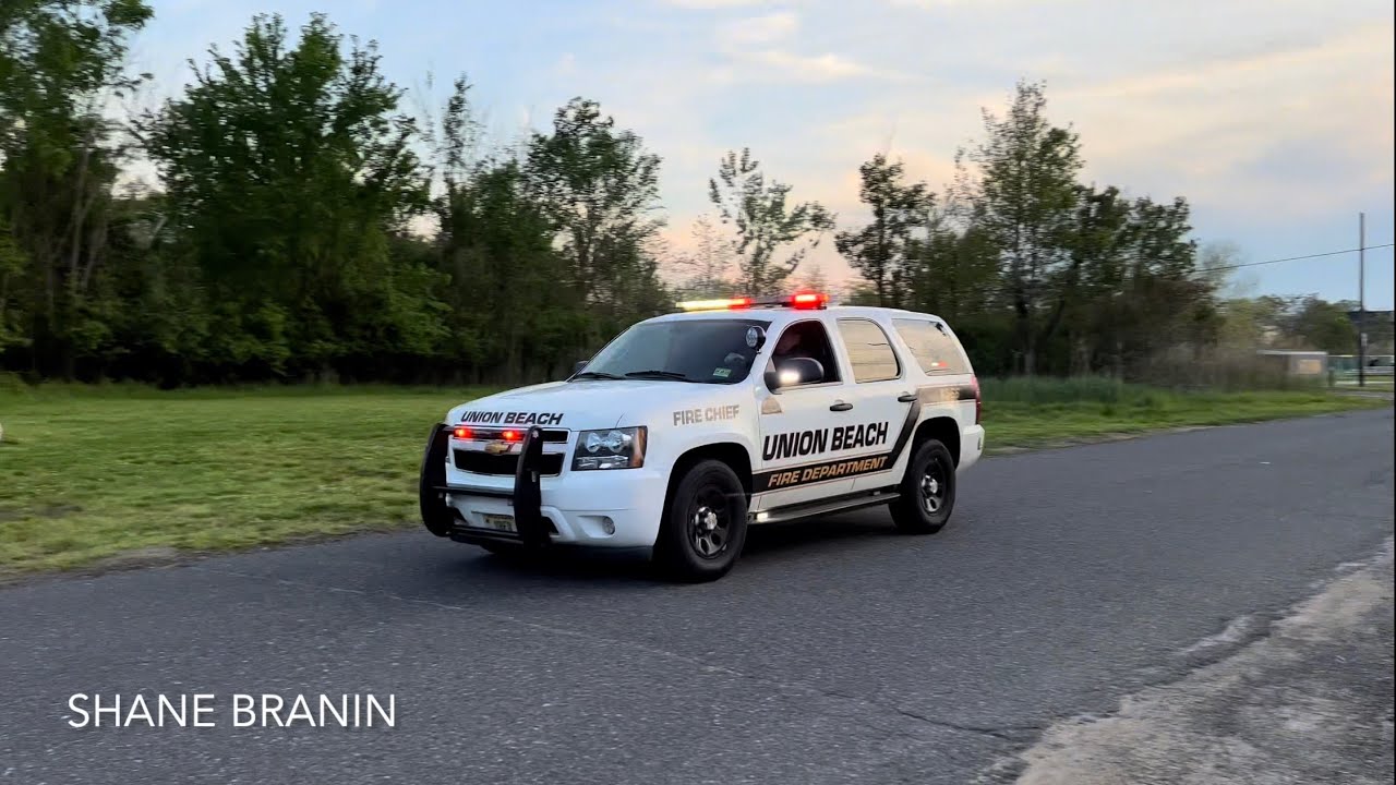 Union Beach Fire Department Chief Car 6567 Responding 5/15/22 YouTube